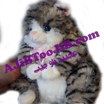 عروسک گربه ملوس خپل (صدادار)