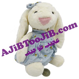 خرگوش جلی کت دختر لباس گلی کوچک