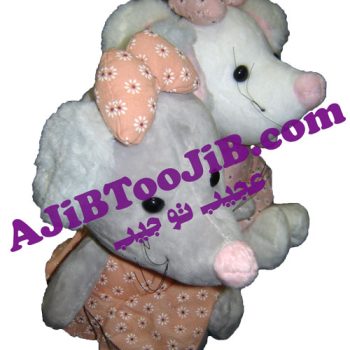 موش های دختر پاپیون به سر