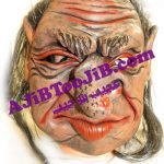 ماسک مرد بینی بزرگ آبله رو