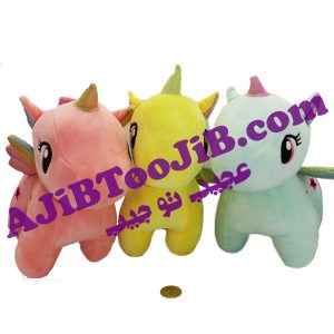 پونی اسب شاخدار بال رنگین کمان