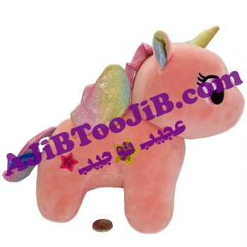 پونی اسب شاخدار بال رنگین کمان