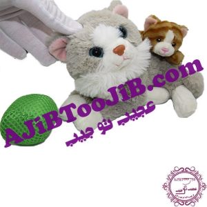 عروسک گربه مادر بچه دار (موزیکال)
