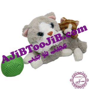 عروسک گربه مادر بچه دار (موزیکال)