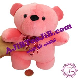 عروسک خرس کپل صورتی