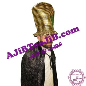 کلاه بلند دلقک طلایی