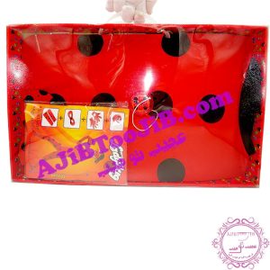 لباس دختر کفشدوزکی با ست کامل ( سایز بزرگ)