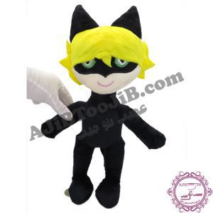 عروسک های دختر کفشدوزکی و پسر گربه ای (سایز بزرگ)