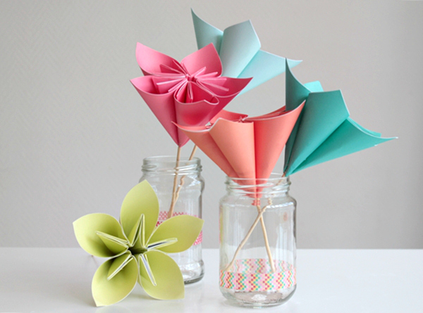 Make a Bouquet of Beautiful Paper Flowers